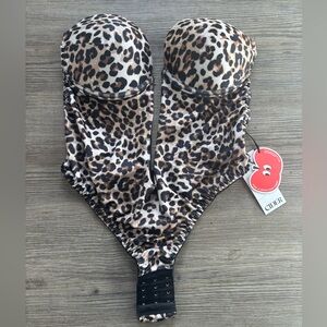 Cider Wild Animal Print Bodysuit